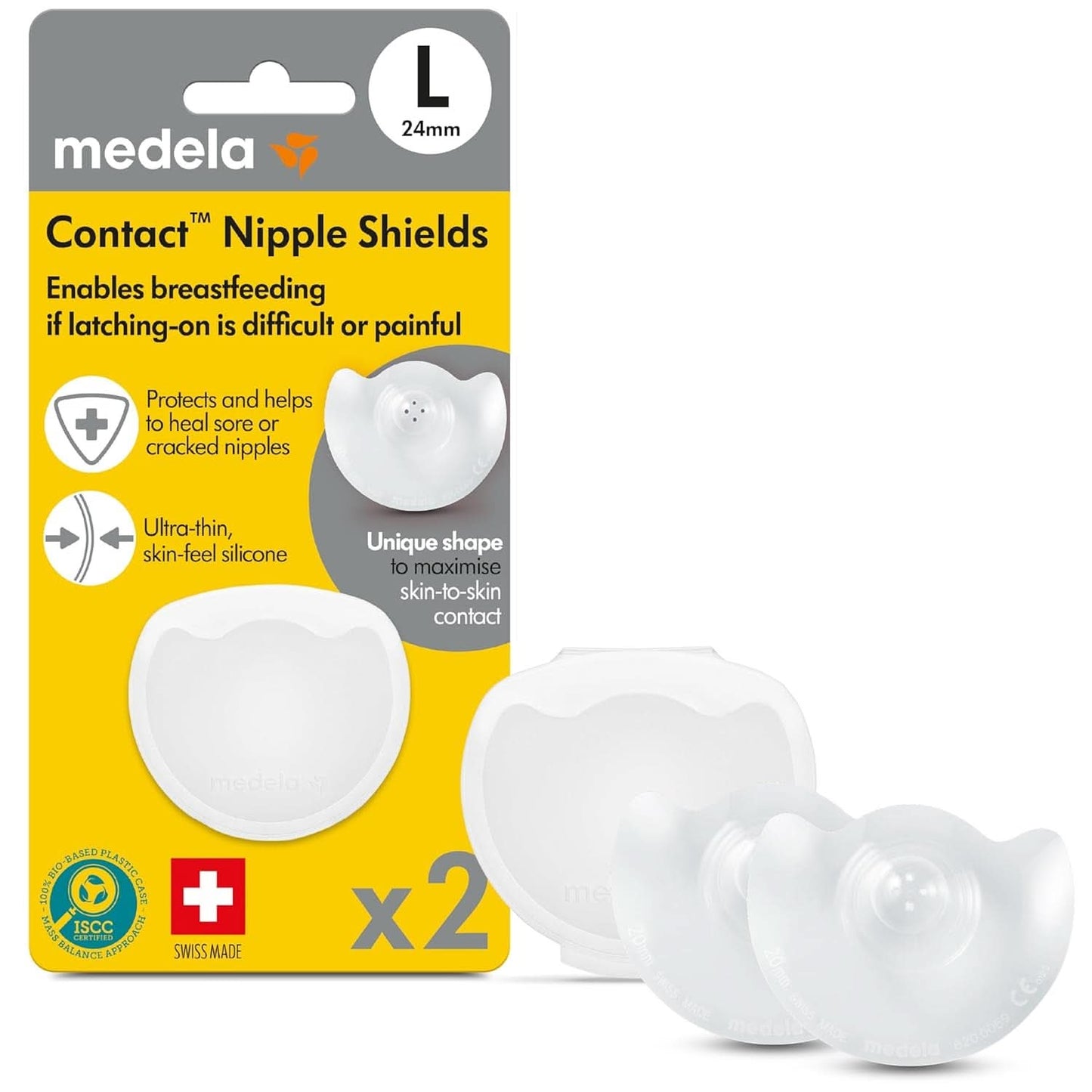 Medela 200.1631 Protector para Pezones, multicolor Accesorios Alimentación y Lactancia Bebe Naty Shop