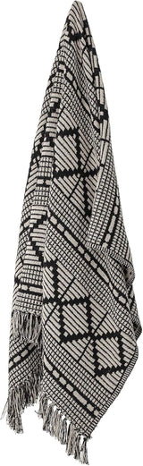 Bloomingville colcha negra, algodón, 160cm Bloomingville Beds and Blankets