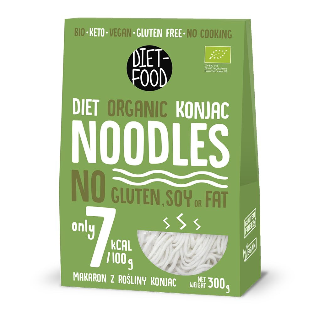 DIET-FOOD Arroz instantáneo Shirataki Konjac orgánico, bajo en carbohidratos, bajo en calorías, vegano, sin grasa, sin soja, sin gluten, apto para ceto, adelgazante, 300 gramos