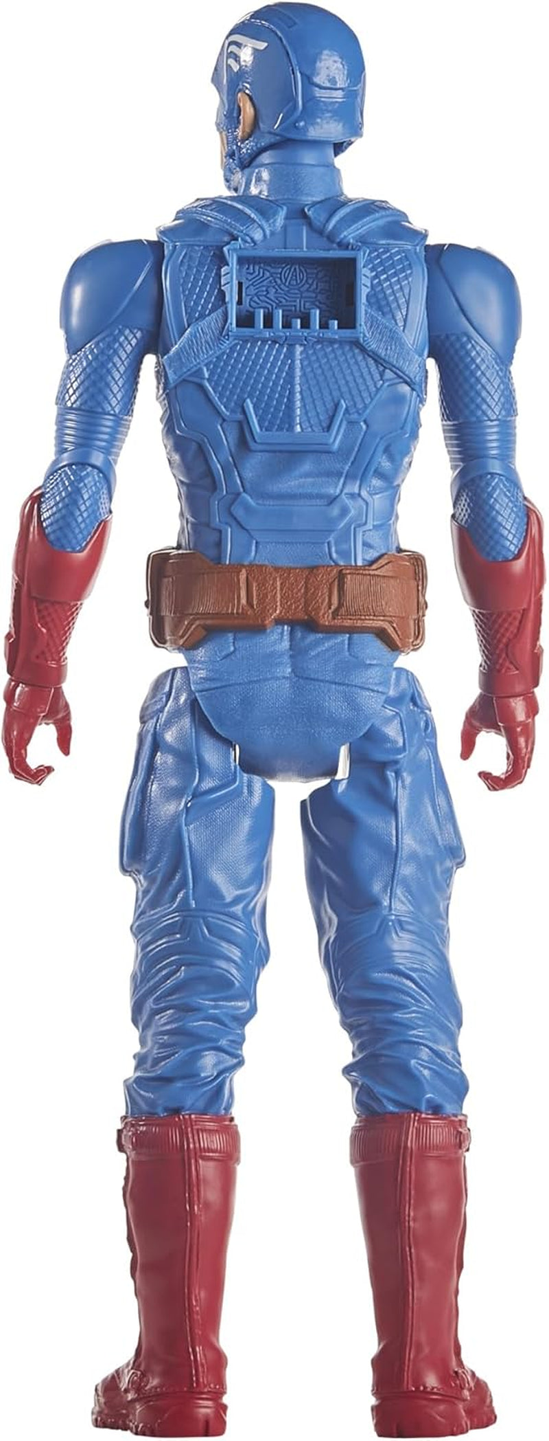 Marvel Avengers Titan Hero Series Blast Gear Capitán América Figura de acción Juguete grande de 30 cm para mayores de 4 años Figuras de acción azules Naty Shop