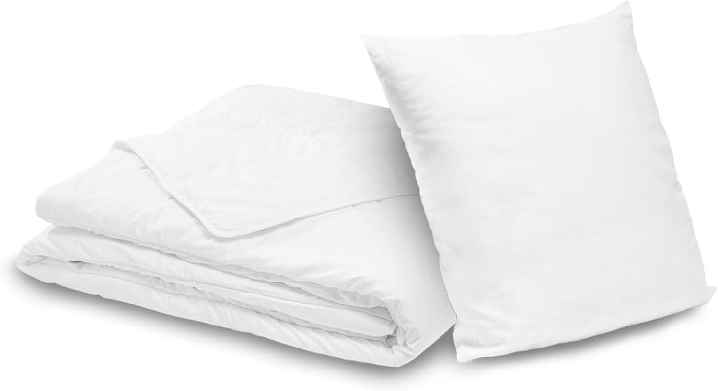 Bleu Calin Home Collection Paquete edredón 'Caline' para 2 personas 220X240 Cm con 2 almohadas 60X60 Cm, blanco Edredones y edredones Naty Shop 140 X 200 Cm