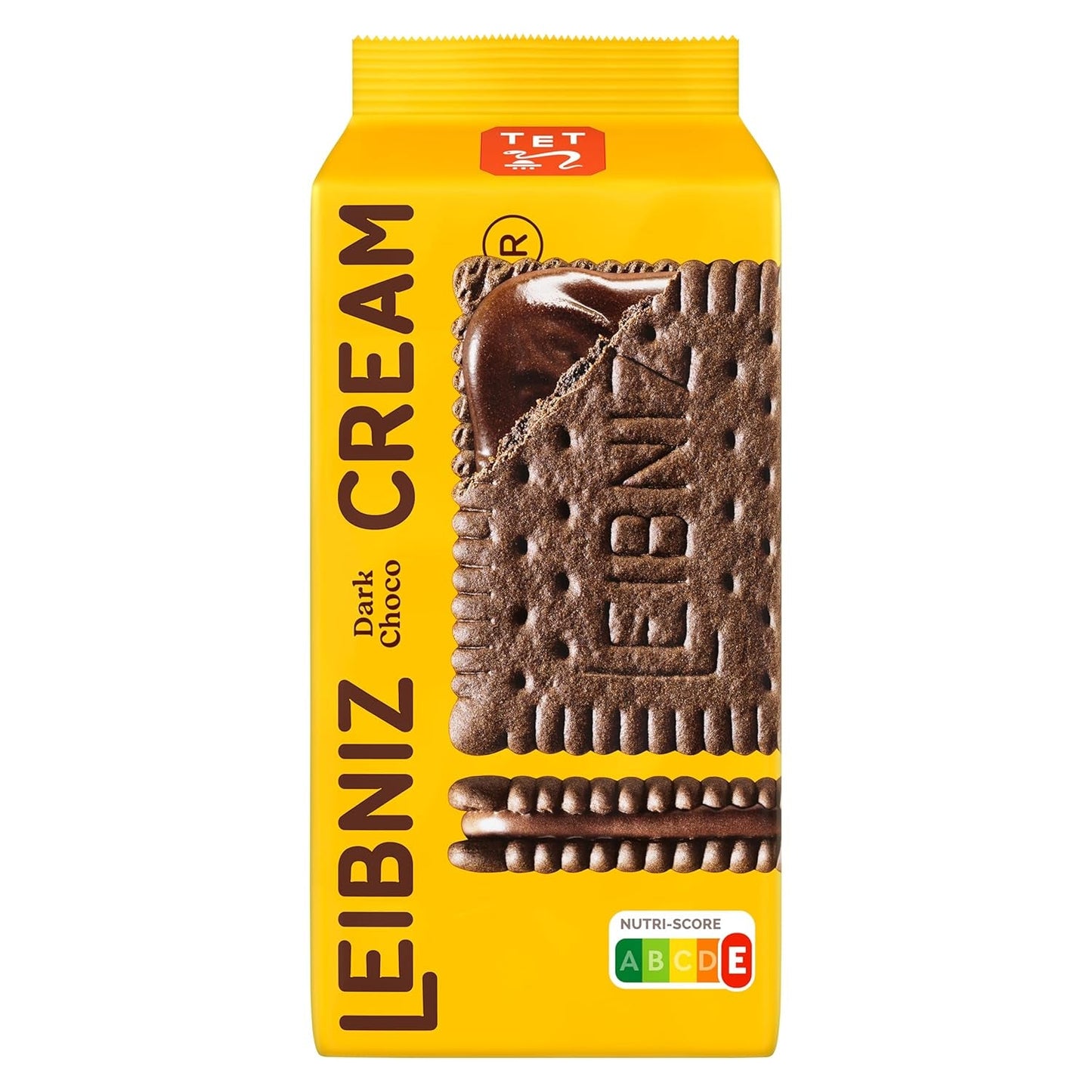 Galletas crujientes con crema de cacao y chocolate amargo, paquete de 14, para almacenamiento o venta (14 x 190 g)