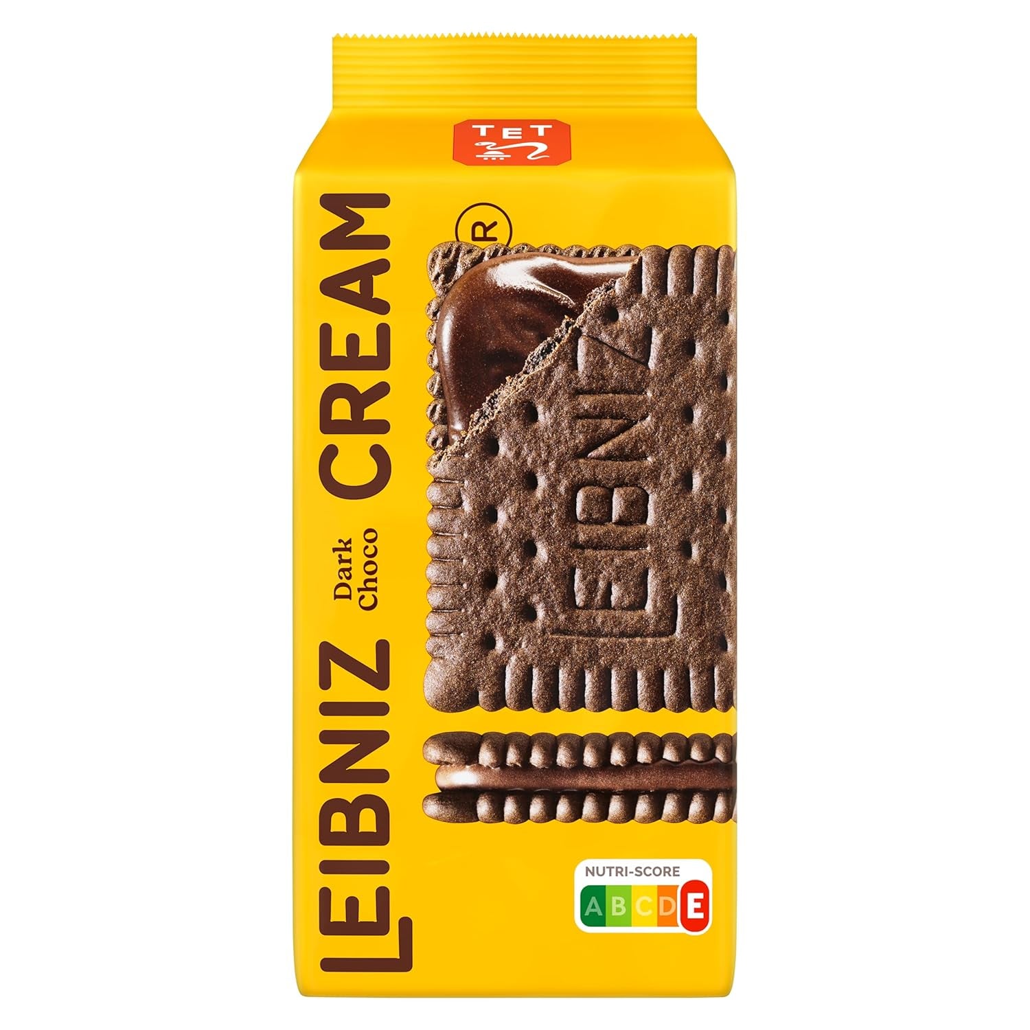 Galletas crujientes con crema de cacao y chocolate amargo, paquete de 14, para almacenamiento o venta (14 x 190 g)