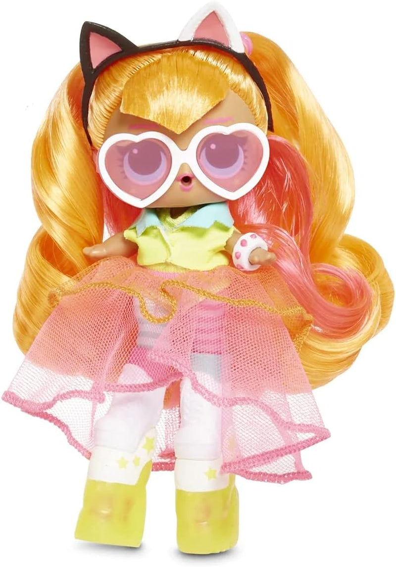 Jajaja ¡Sorpresa! 570776E7CAZ JK Mini Fashion Doll - 15 Sorpresas, Ropa y Accesorios - Coleccionables - Neon QT