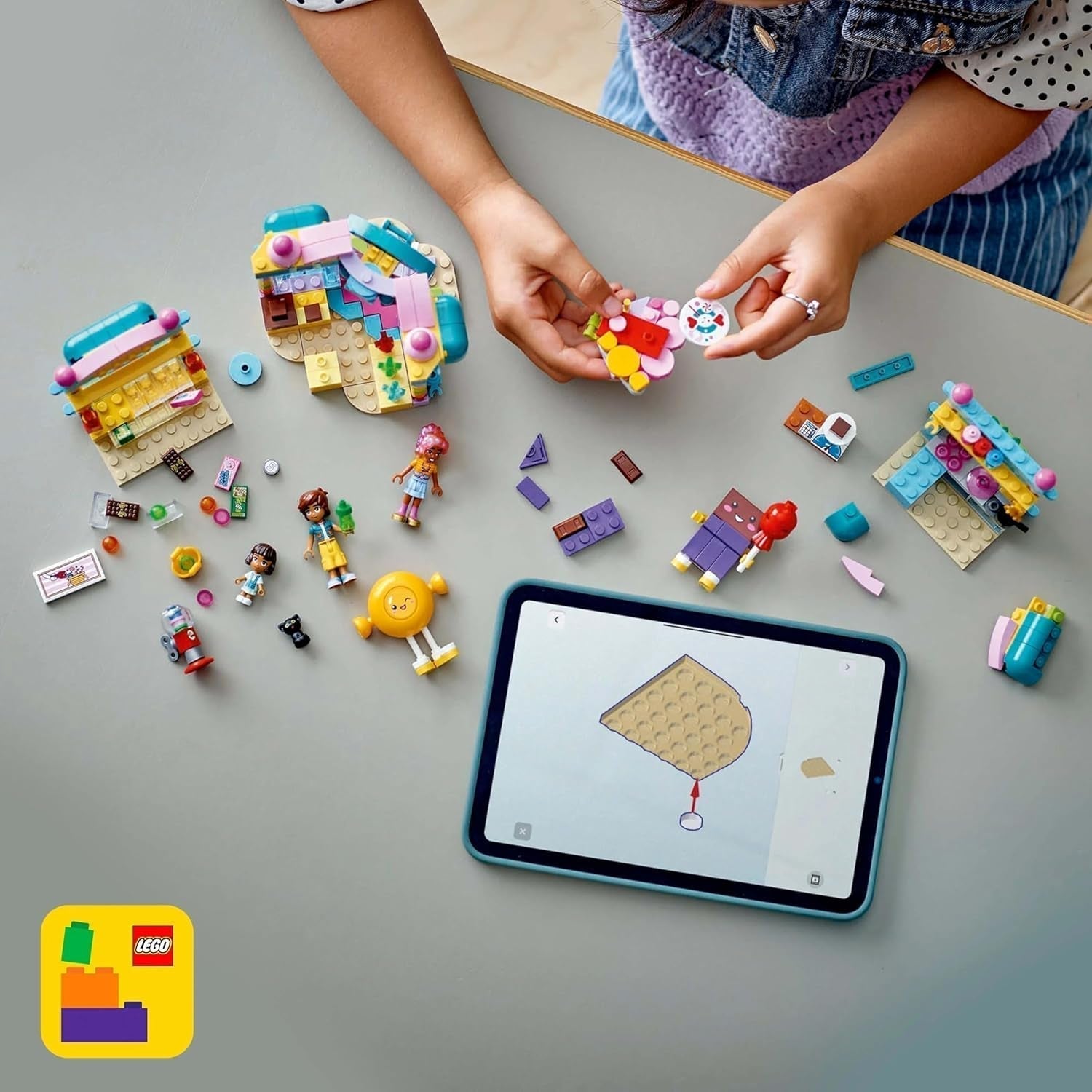 LEGO Friends Heartlake City Shop Set de juego para niñas a partir de 6 años Juego de rol con 2 minimuñecas, micromuñecas y juguete para gatos 42649 Juegos de construcción Besuche den LEGO-Store