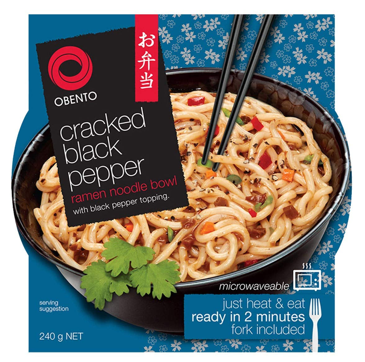 Tazón de udon agridulce, comida preparada para microondas, 240 g