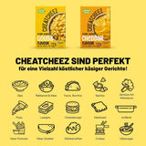 Cultured Foods Veganer 3-er Set Veganes Mac And Cheese, Gouda Sauce, Cheddar Sauce, Laktosefrei Glutenfrei MAC & CHEEZ CHEATCHEEZ