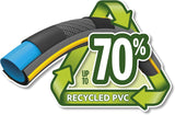 Manguera HOZELOCK - Ultramax 12,5 mm x 30 m, hasta 70 % de PVC reciclado, robusta, resistente a la intemperie, antitorsión, resistente a dobleces y aplastamientos, gris