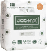 Pañales push-up, talla 4 L (7-12 kg) - 1 bolsa de 25 piezas - Sin sustancias nocivas, ecológicos, ultraplanos, para uso nocturno - Fabricado en Dinamarca