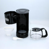 Cafetera para Camión 24V - Cafetera para Camión - Cafetera con Filtro - Cafetera para Mantener Caliente - Cafetera con Jarra de Vidrio - Negra