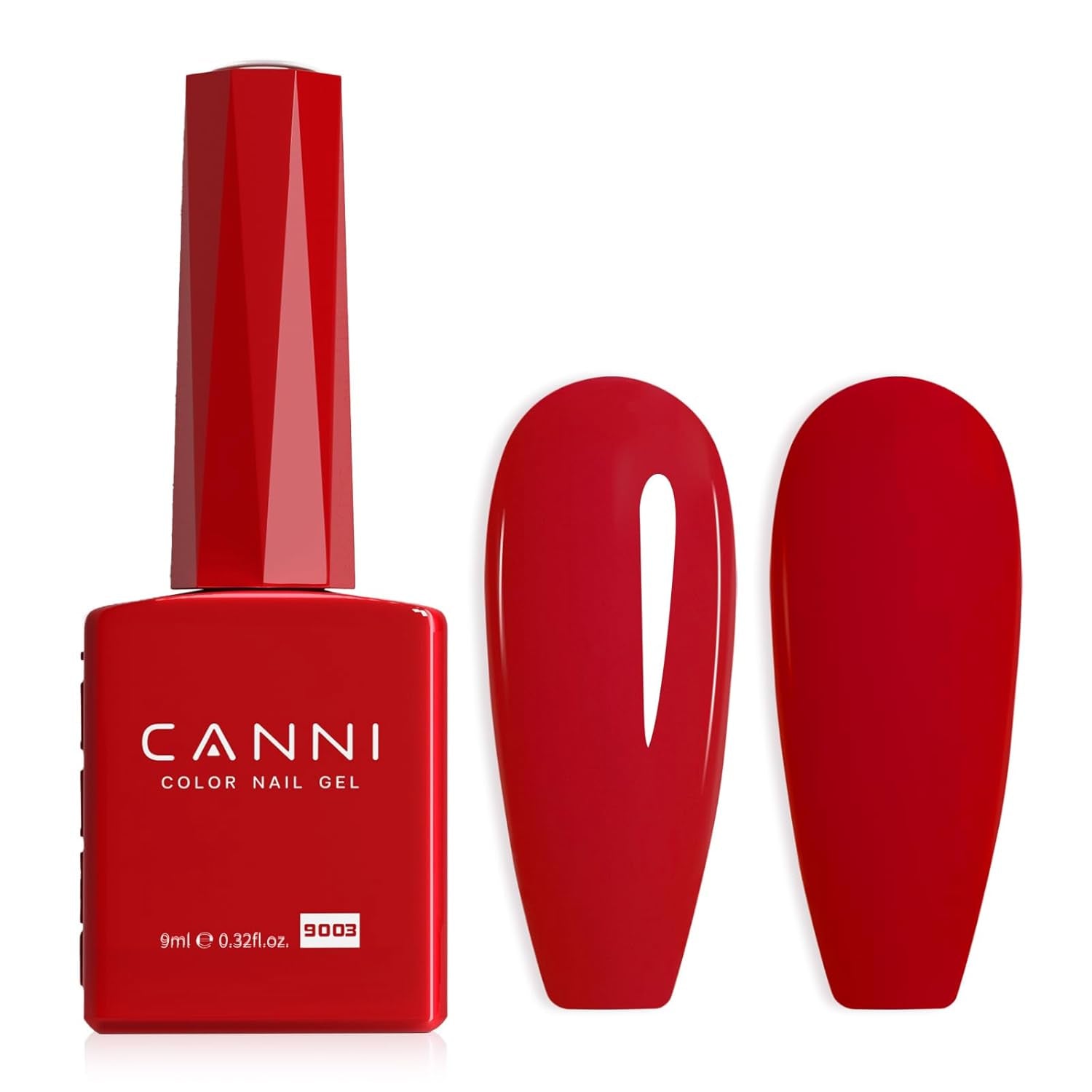 CANNI esmalte de uñas en gel, semipermanente, morado oscuro, esmalte de uñas, gel UV, remojo, manicura