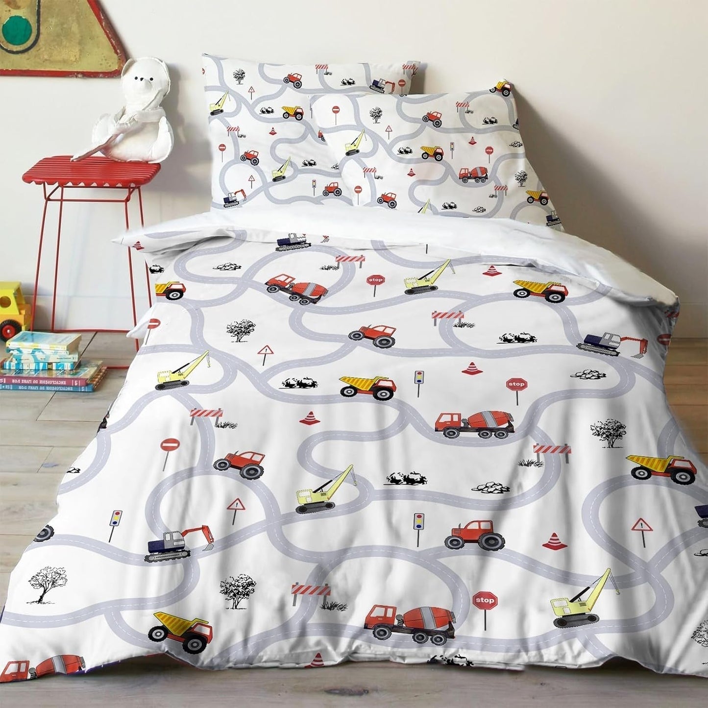 Ropa de cama para niño, varios modelos Ropa de cama - infantil Naty Shop Auto 135X200 cm + 80X80 cm