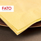 Fato - Servilletas de Papel Desechables, Ideales para Almuerzos Informales y Buffets, Paquete de 50 Servilletas, Tamaño 33X33, 4 Pliegues, 2 Capas, Color Champán, Papel 100% Pura Celulosa, FSC