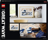 LEGO 31208 Art Hokusai - La Gran Ola Decoraciones de pared japonesas en 3D Set de manualidades Lienzo oceánico enmarcado Pasatiempos para adultos DIY Decoraciones para el hogar y la oficina Kits de construcción Besuche den LEGO-Store