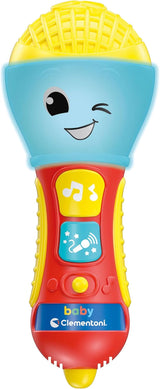 Clementoni - Micrófono Bebe, Juego De Música Electrónica Infantil, Juguete 10-36 Meses, Centro De Actividades Con Luz Y Sonidos, 17931 Bebe Naty Shop Toys Default Title