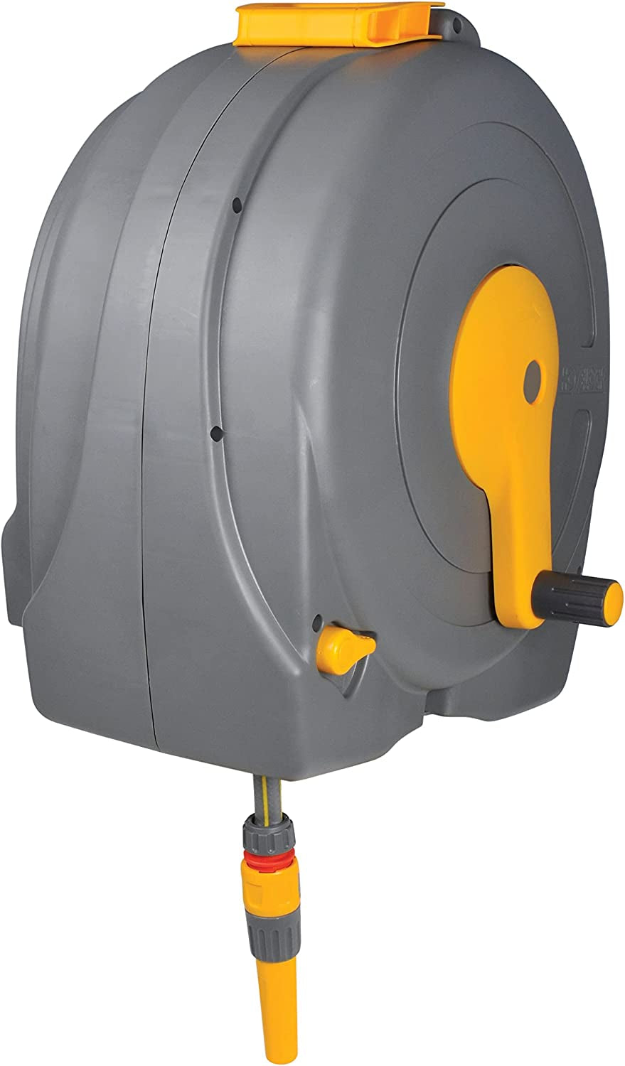 Caja de manguera Hozelock Fast Reel para montaje en pared con manguera de 40 m