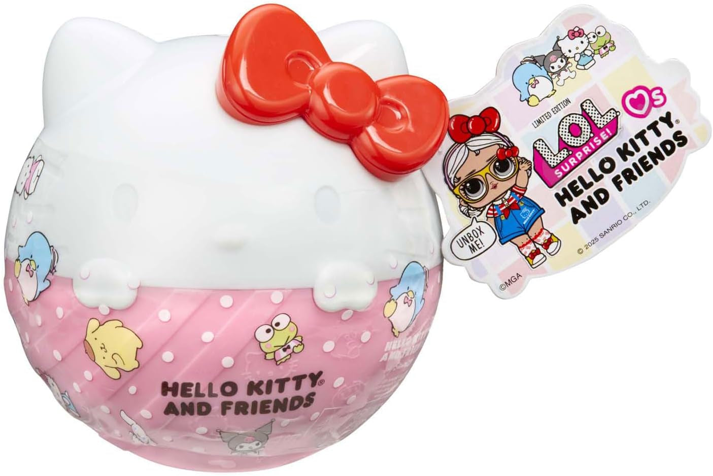 Jajaja ¡Sorpresa! Love Hello Kitty and Friends - 1 muñeca con 7 sorpresas, selección aleatoria, 8 coleccionables, para niños a partir de 4 años, rosa