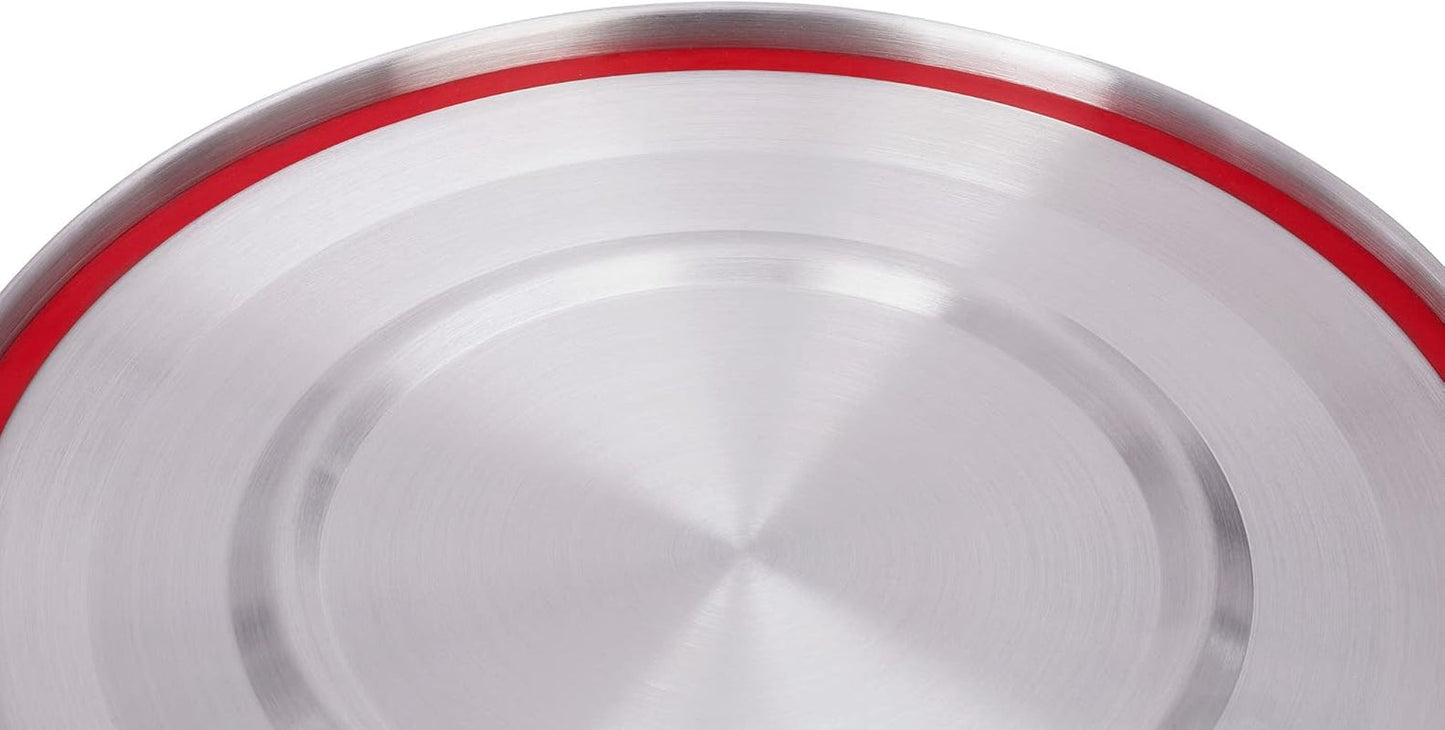 Tatonka Food Bowl - Recipiente/bol para alimentos de acero inoxidable - Con tapa, clips de fijación y escala de volumen - Volumen 0,5L / 0,75L / 1L Cajas para almacenar alimentos Naty Shop