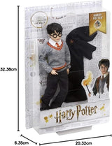 Mattel Harry Potter - Muñeco coleccionable (Aprox. 26 cm) con uniforme de Hogwarts, bata de Gryffindor y varita, juguete a partir de 6 años FYM50 Figuras de acción Naty Shop