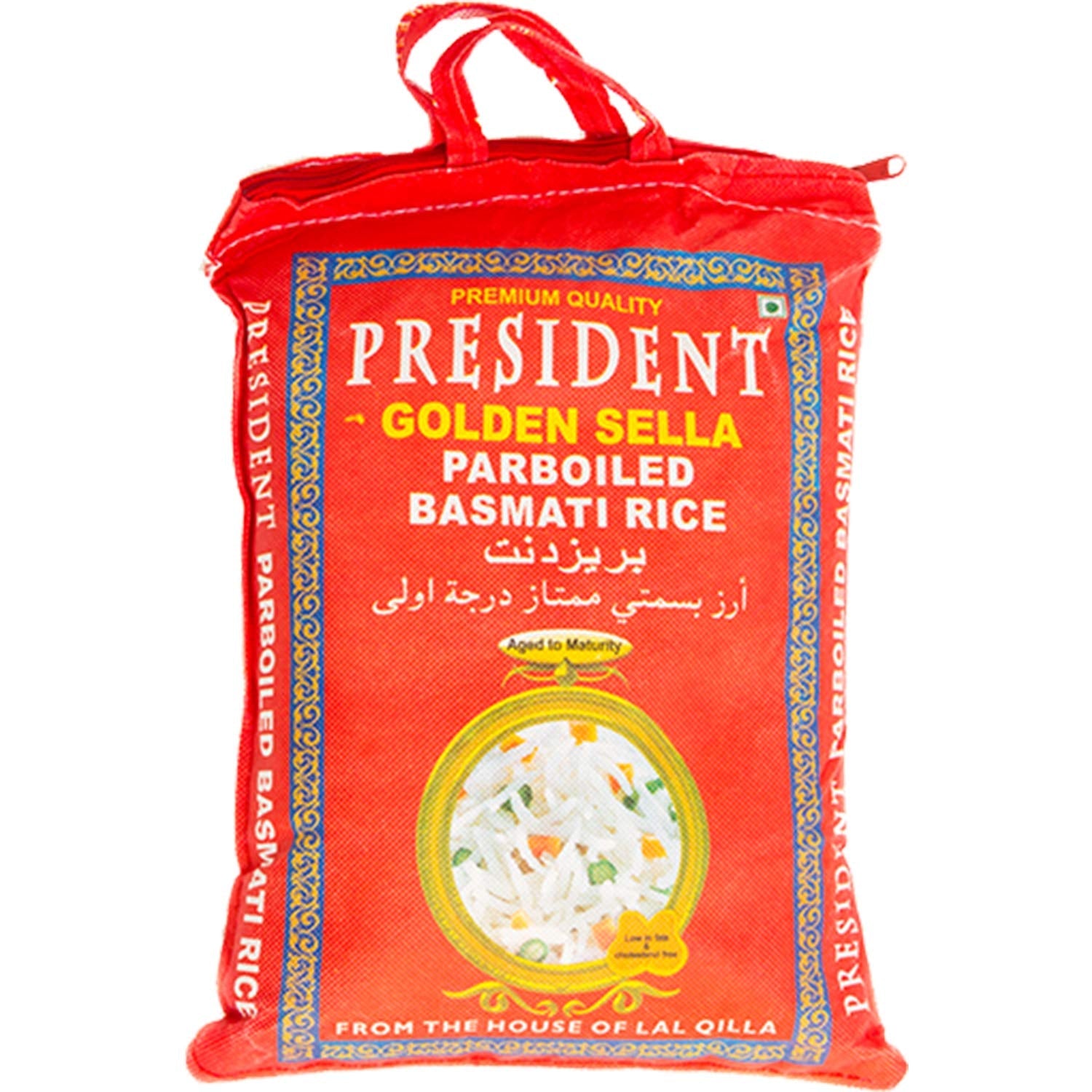 PRESIDENT - Arroz Golden Sella Basmati, paquete de 20 (1 x 20 kg)