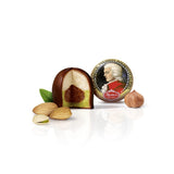 Rebel, Duet Mozart Kugeln, paquete de 2, bolas de Mozart de chocolate negro rellenas de pistacho y mazapán, turrón de almendras y avellanas, 40 g (2 bolas de Mozart)
