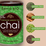 David Rio - Chai verde tortuga, caja (1 x 398 g)