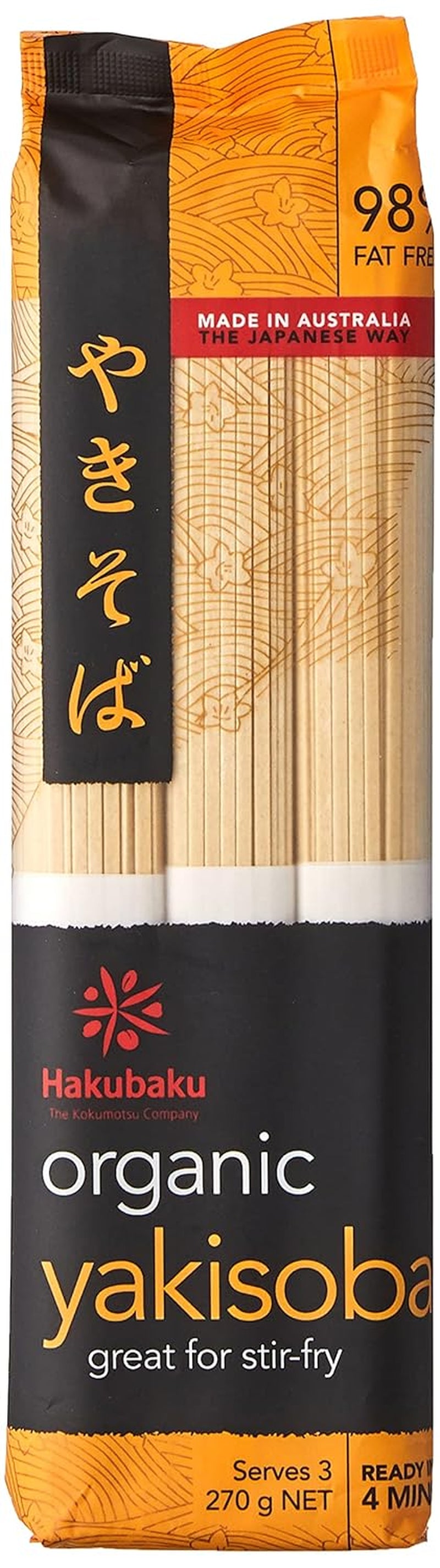 Ramen japonés biológico desnudo, 270 g