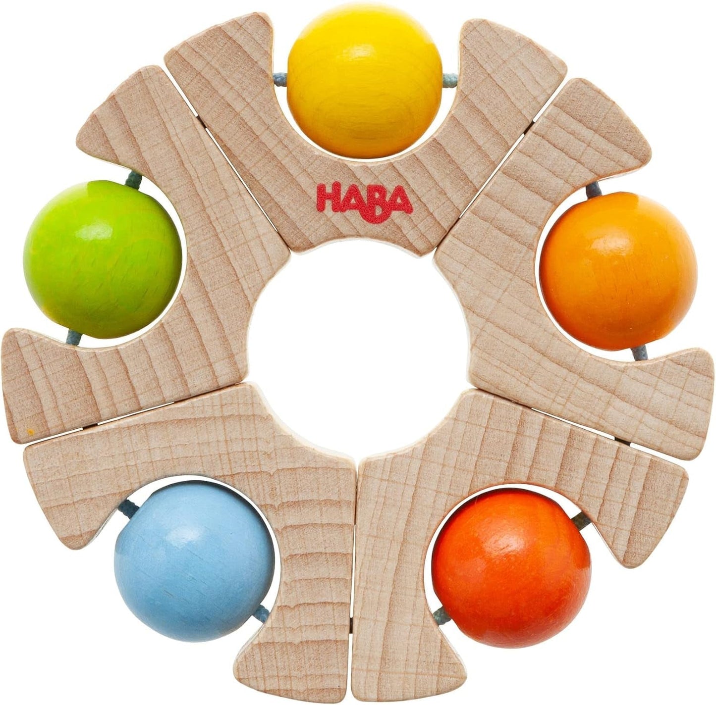 HABA 306692 - Juguete para atrapar con rueda de bolas, Juguete para atrapar a partir de 6 meses, Made in Germany, Coloridos Bebe Toys Naty Shop Default title