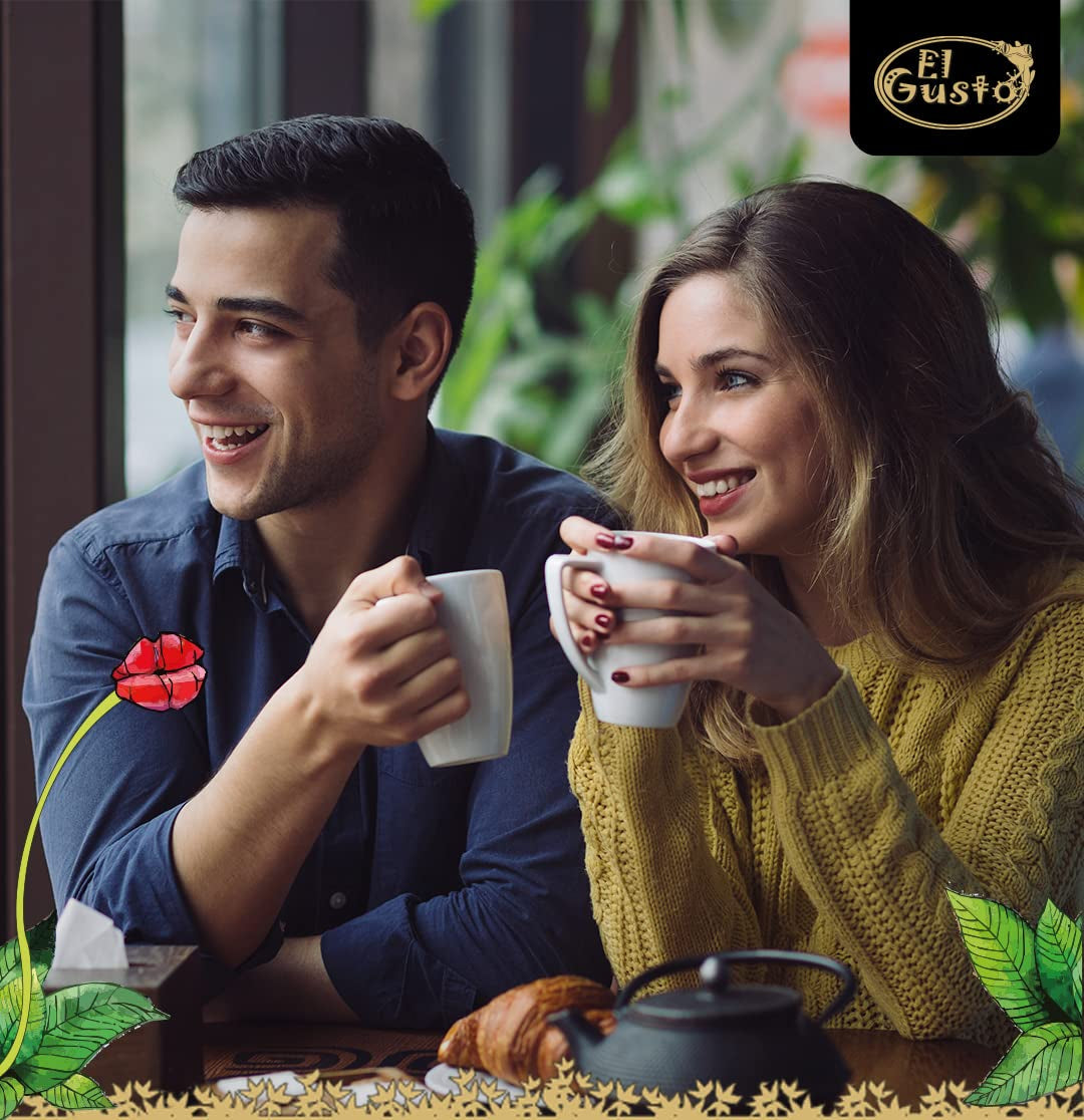 El Gusto Espresso Kaffee aus ganzen Bohnen aus Costa Rica, dunkel geröstet, creative Mischung, 100% Arábica, frischer Gourmet-Kaffee 3er Pack