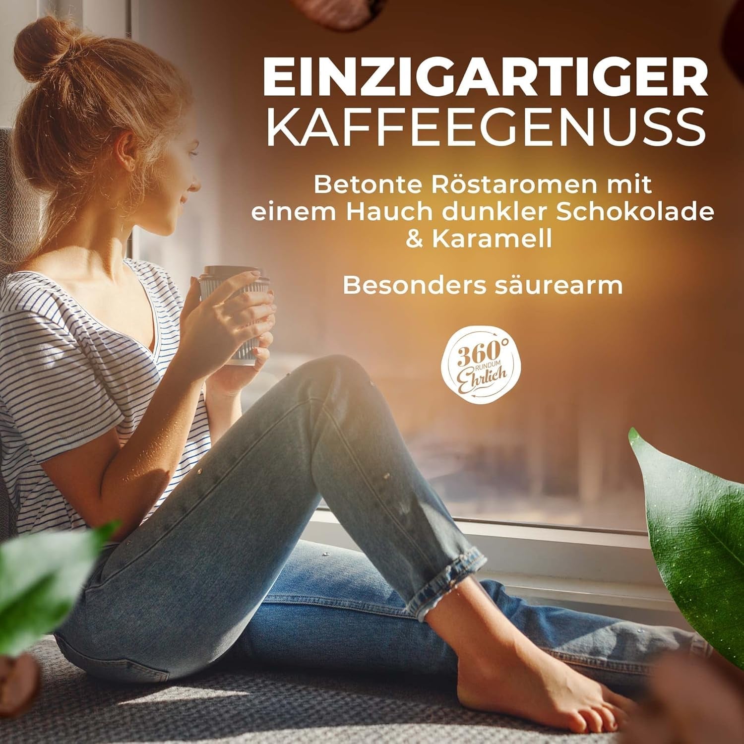 Premium Bio Kaffeebohnen 1000g, 100% Honduras Hochland Arábica Kaffeebohnen Bio - Köstlich, suave, säurearm - Bio Kaffee ganze Bohnen - Ideal como Kaffeebohnen Vollaautomat - 360° Rundum Ehrlich