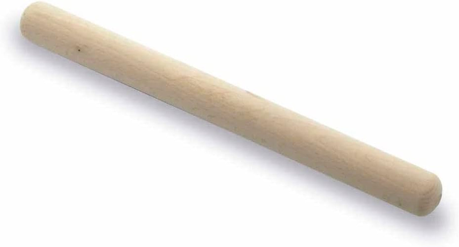 Rodillo de amasar, madera de haya, 43 cm, 8414271681424, beige
