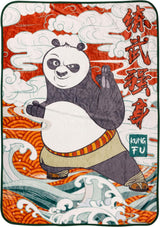 Manta colgante Silver Buffalo Garfield, forro polar, 114,3 X 152,4 cm Camas y Mantas Silver Buffalo Kung Fu Panda