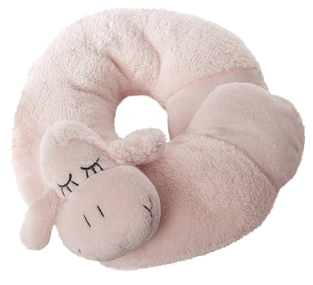 Inware 6580 - Almohada de cuello de lana de oveja, crema, almohada de cuello Almohadas ortopédicas cervicales Naty Shop