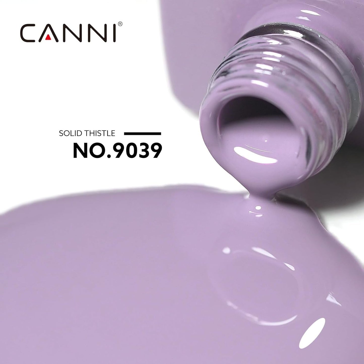 CANNI esmalte de uñas en gel, semipermanente, morado oscuro, esmalte de uñas, gel UV, remojo, manicura