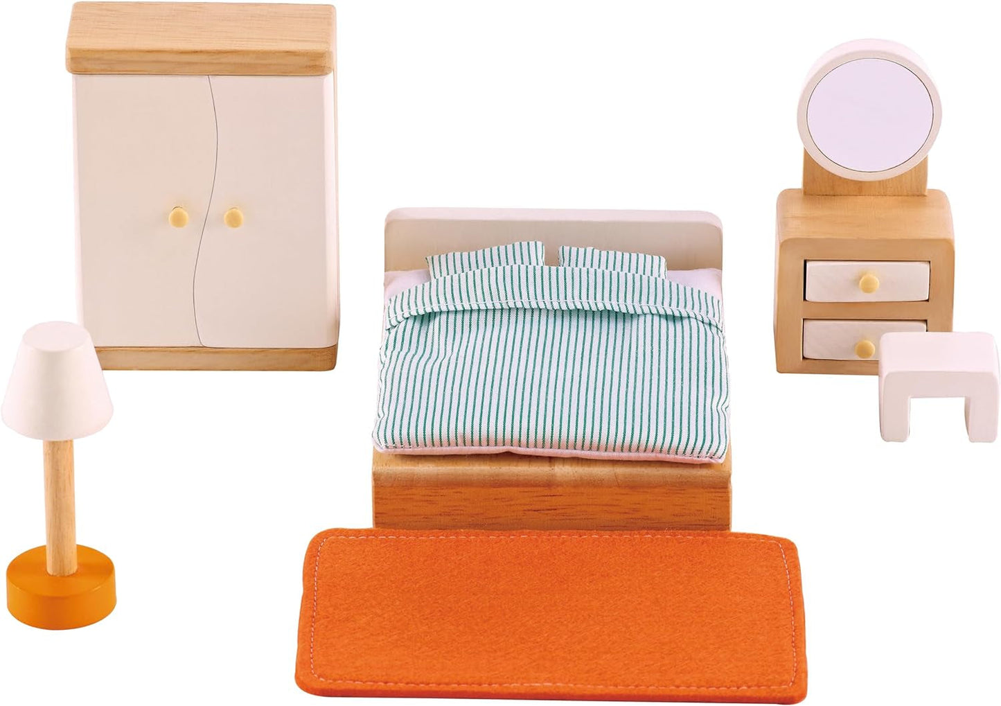 Hape E3459 - Habitación infantil, pequeña Casas de Muñecas Naty Shop Dormitorio