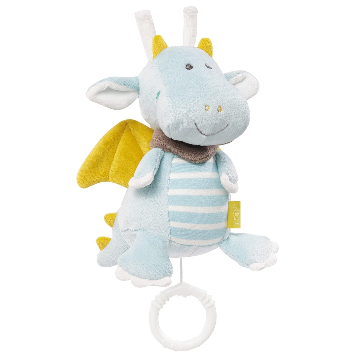 Fehn Caja de música Baby Sleep Aid Star - Caja de música con mecanismo musical extraíble para colgar - Canción para dormir "Weißt du wieviel Sternlein stehen" - Juguete para bebés y niños a partir de 0 meses Baby Toys Naty Shop Dragon