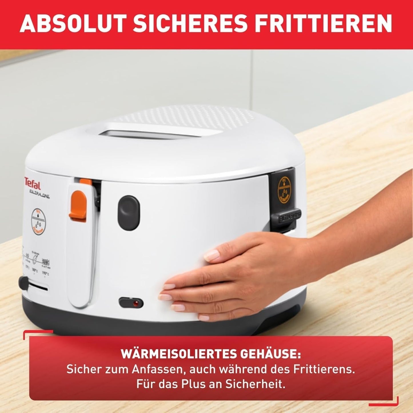 Freidora Tefal FF1631 Filtra One, 1.900 W, Capacidad 1,2 kg Electrodomésticos Naty Shop