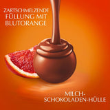 Lindt LINDOR Bolas de chocolate rojo y naranja | Bolsa resellable de 1 kg | aprox. 80 caramelos de chocolate con relleno que se deshace en la boca | Paquete a granel, regalo de chocolate.