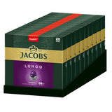 Jacobs Kaffeekapseln Lungo Intenso, Intensität 8/12, 10 x 20 Getränke, Nespresso* compatible Kaffee Kapseln, 200 Kapseln