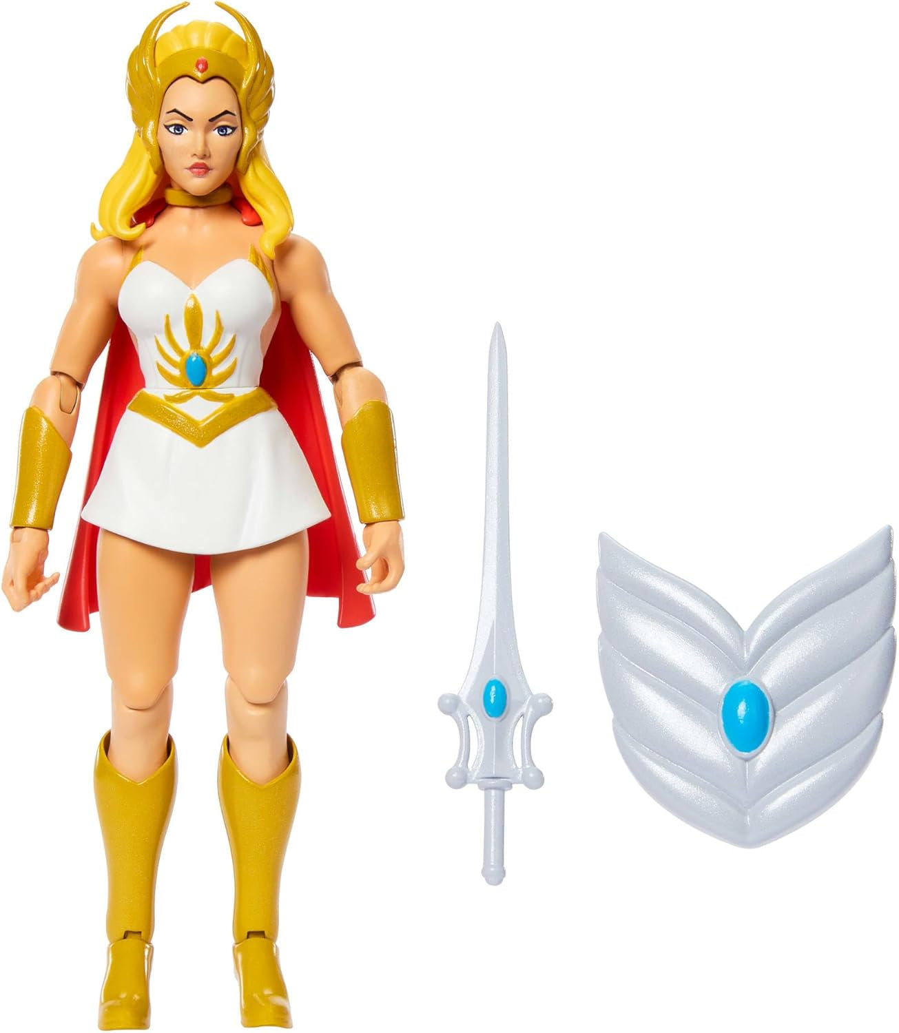 Figura de acción de dibujos animados de She-Ra de Masters of the Universe Origins, aproximadamente 14 cm de alto, heroína televisiva de los años 80, princesa del poder, diseño detallado y accesorios, figuras de acción JBM76 Naty Shop Título predeterminado