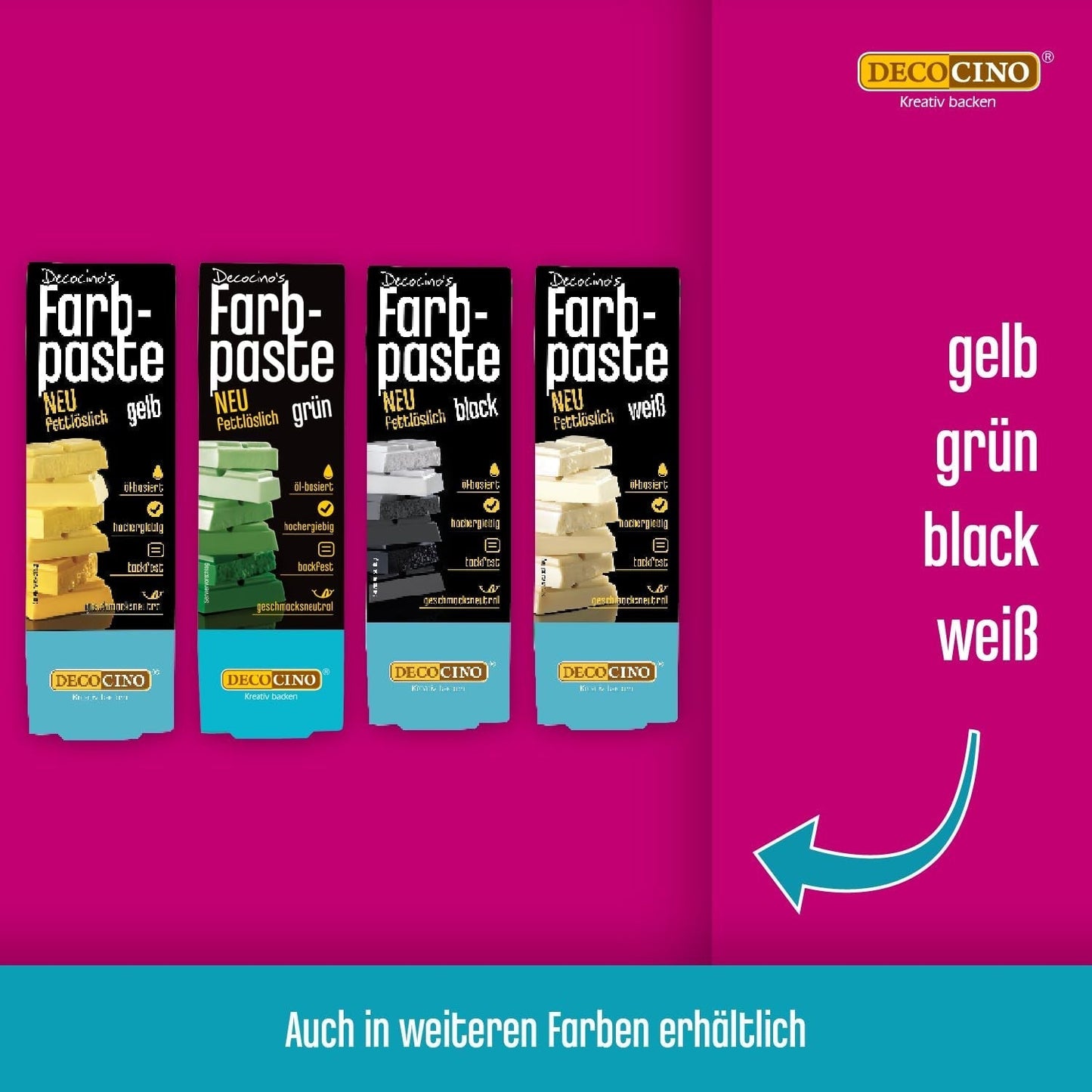 DECOCINO Colorante en pasta liposoluble rojo - 15 g - Colorante alimentario a base de aceite, ideal para colorear masa de chocolate, crema de mantequilla, fondant o galletas (Pack de 3)