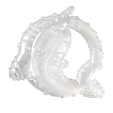 Infantino 316564-01 Infantino Anillos de dentición transparentes - Anillo de dentición suave, hecho de material no tóxico, para el desarrollo sensorial y apoyo a la dentición, multicolor