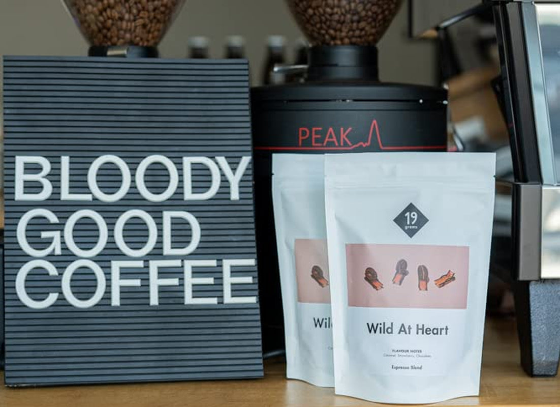Café expreso salvaje de corazón | 250g Ganso Bohnen justo y sostenible | frisch geröstet | Café 100% Arábica | café de especialidad | 19 gramos de café