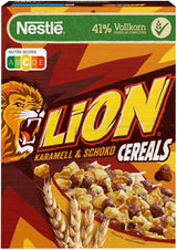 Cereal LEÓN, Cereal chocolate con caramelo y 41% harina integral, paquete 8 x 400 gramos Cereal Naty Shop