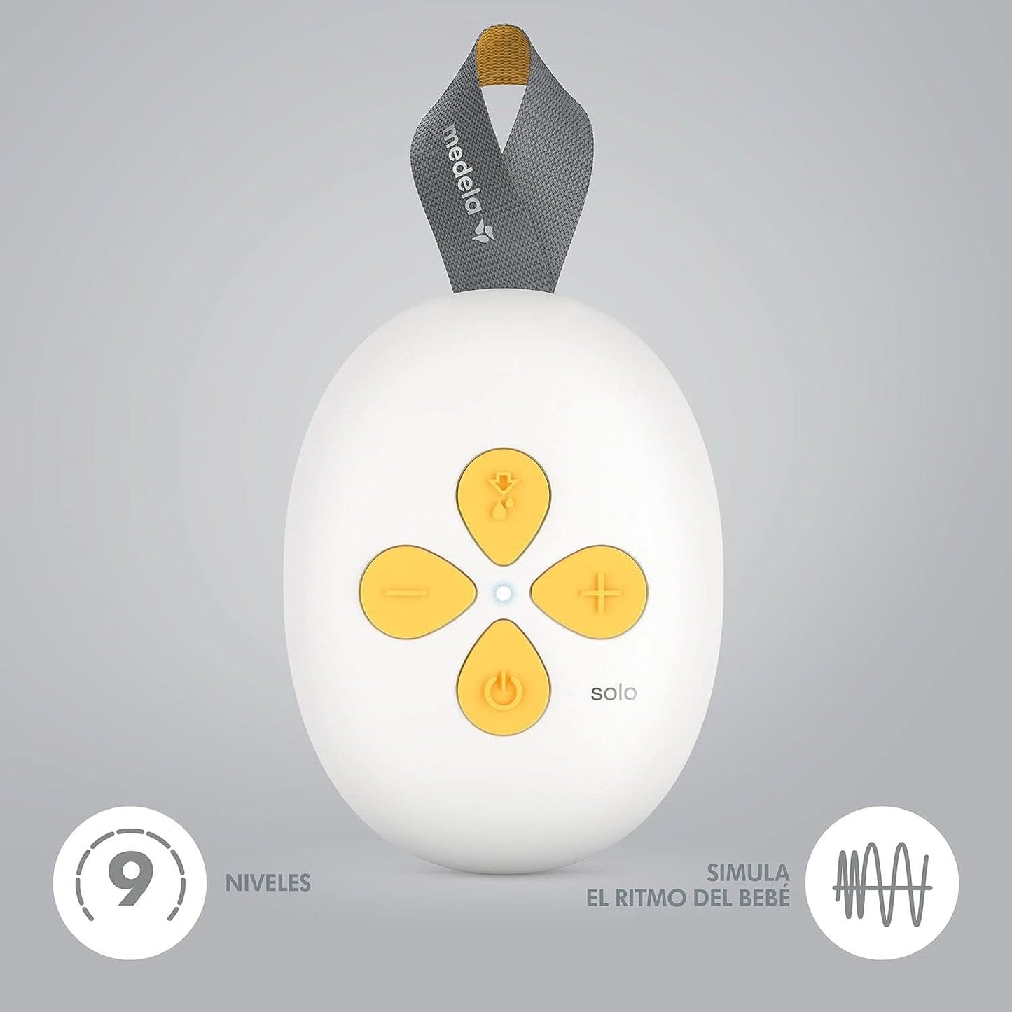 Sacaleches eléctrico Medela Solo, con embudo Personalfit Flex y tecnología de extracción bifásica Accesorios Alimentación y Lactancia Bebe Naty Shop