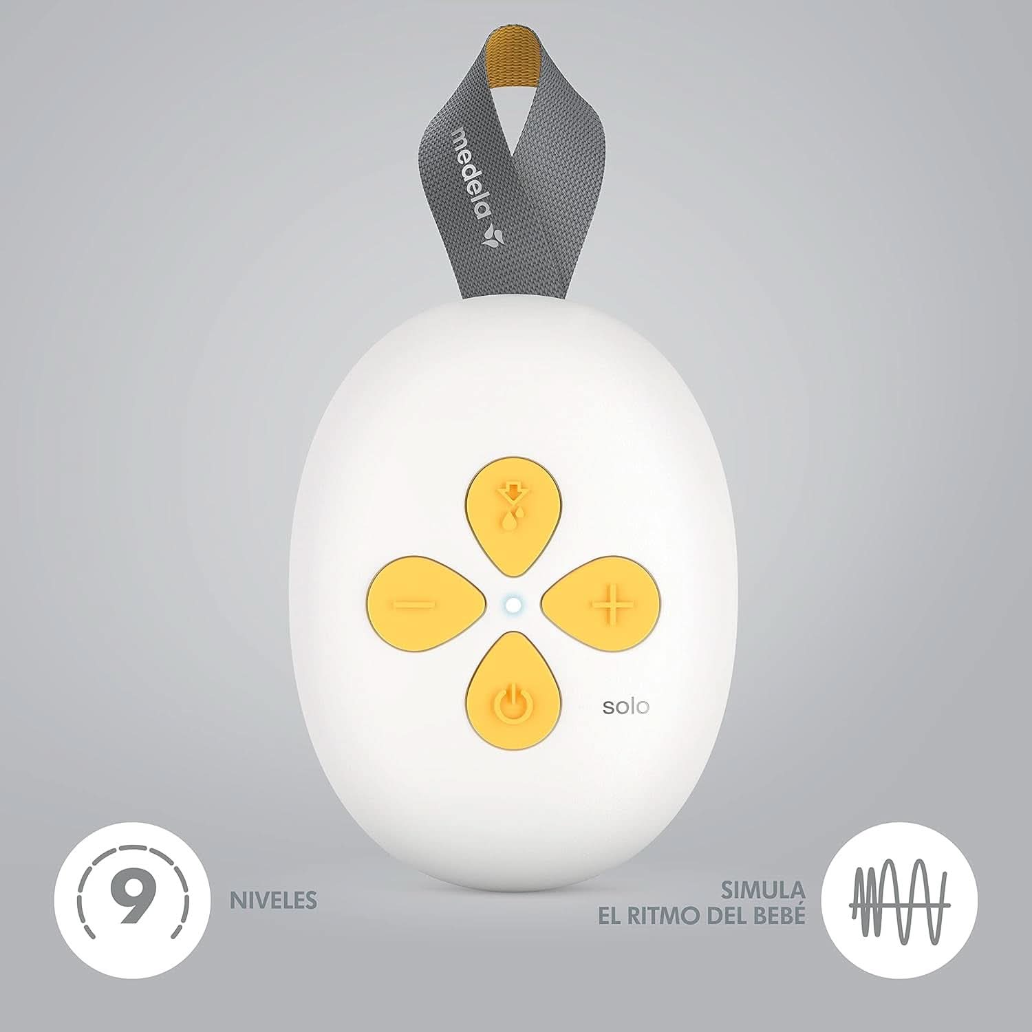 Sacaleches eléctrico Medela Solo, con embudo Personalfit Flex y tecnología de extracción bifásica Accesorios Alimentación y Lactancia Bebe Naty Shop