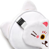 Almohada de viaje con mascarilla Relaxeazzz - Amuleto del gato Maneki Neko Almohadas de viaje Naty Shop