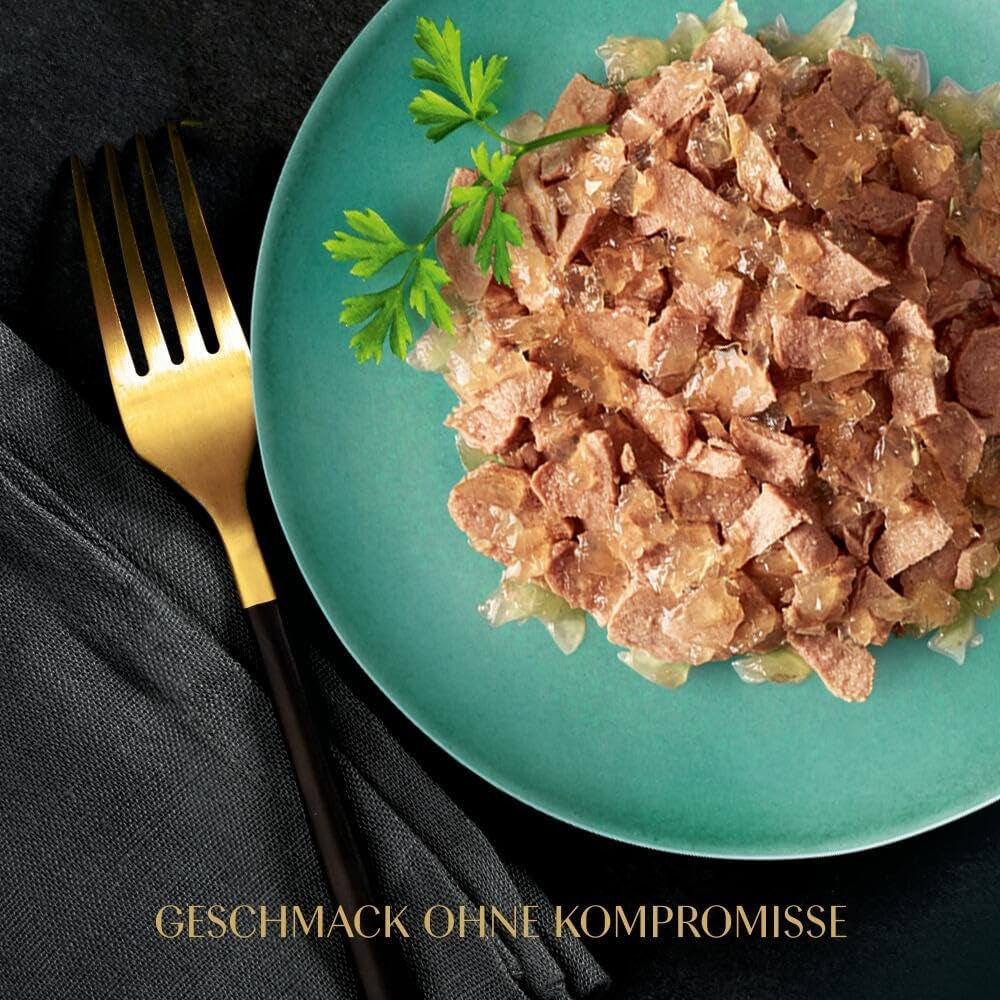 SHEBA Comida húmeda para gatos - 72 sobres x 85g - Variedad de ave en gelatina - Comida húmeda para gatos - 1 paquete grande
