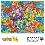 Buffalo Games - Pokemon - Vidrieras de iniciación - puzzle 1000 piezas Puzzle Naty Shop