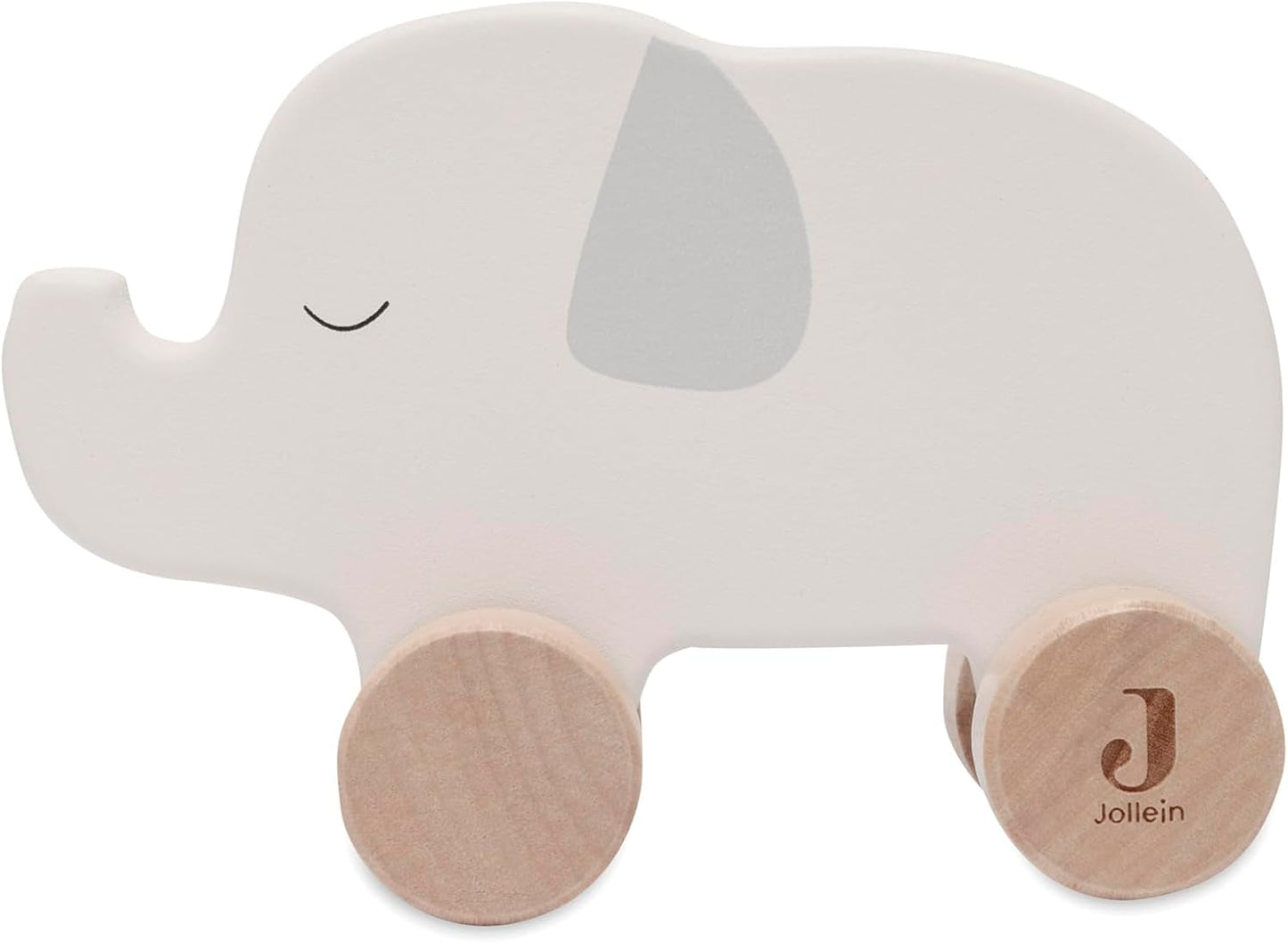 Jollein 112-001-67090 Juguete de madera con ruedas, verde Juguetes Bebe Naty Tienda Elefant